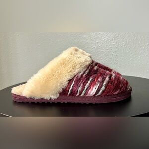 LAMO Juarez Scuff Slipper Casual Loungewear Colorful Fur Slip On Shoes